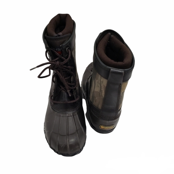 LaCrosse Men Thermolite Winter Camo Hunting Boots Size 6 - Picture 2 of 13